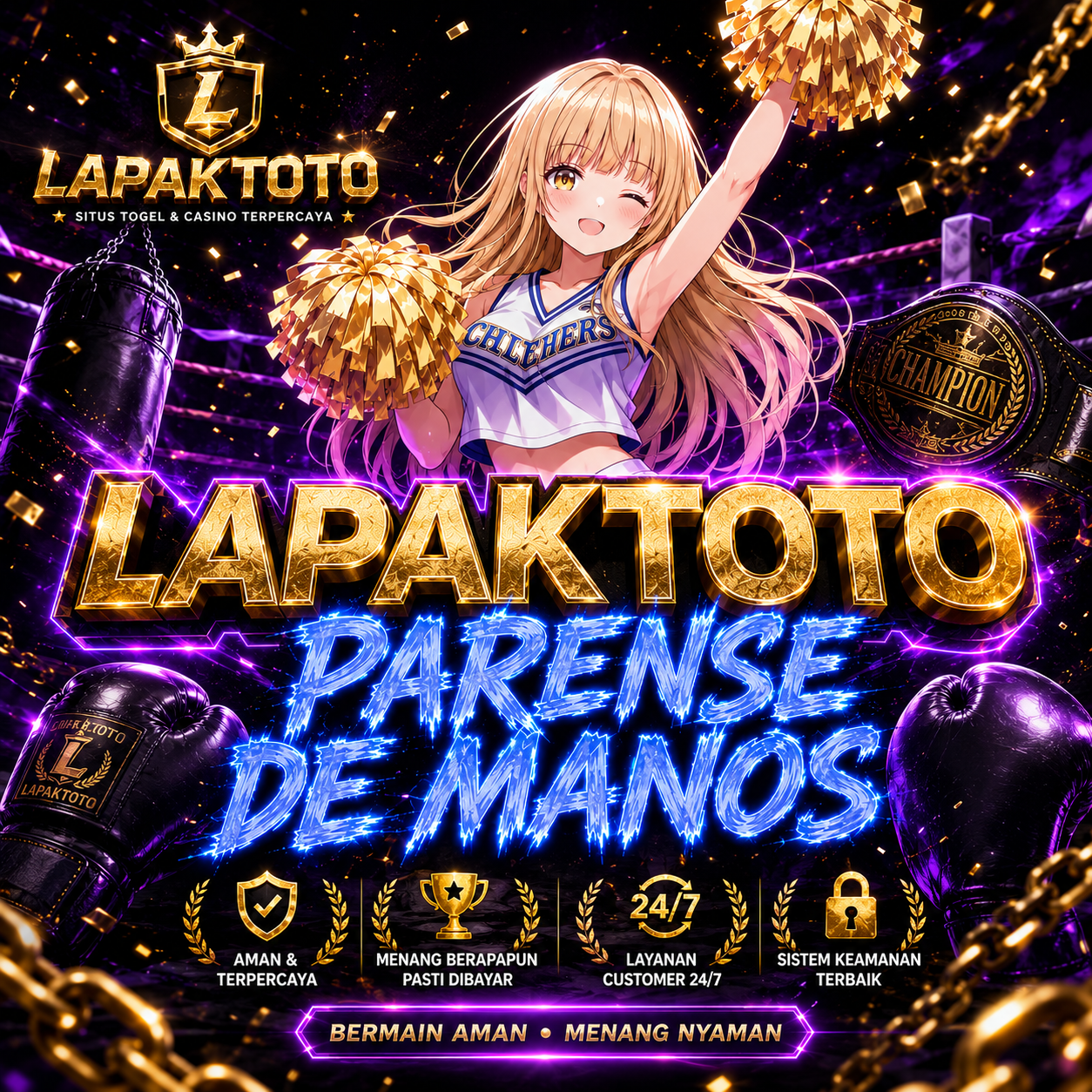 Login LAPAKTOTO dan akses link alternatif situs Tinju Online Macau 4D terpercaya